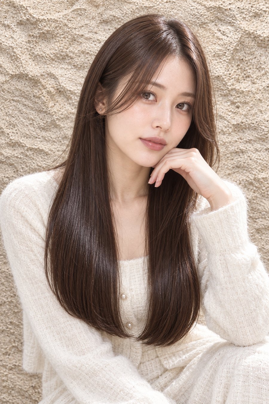 福島でつくる艶ロングの上品ストレート
