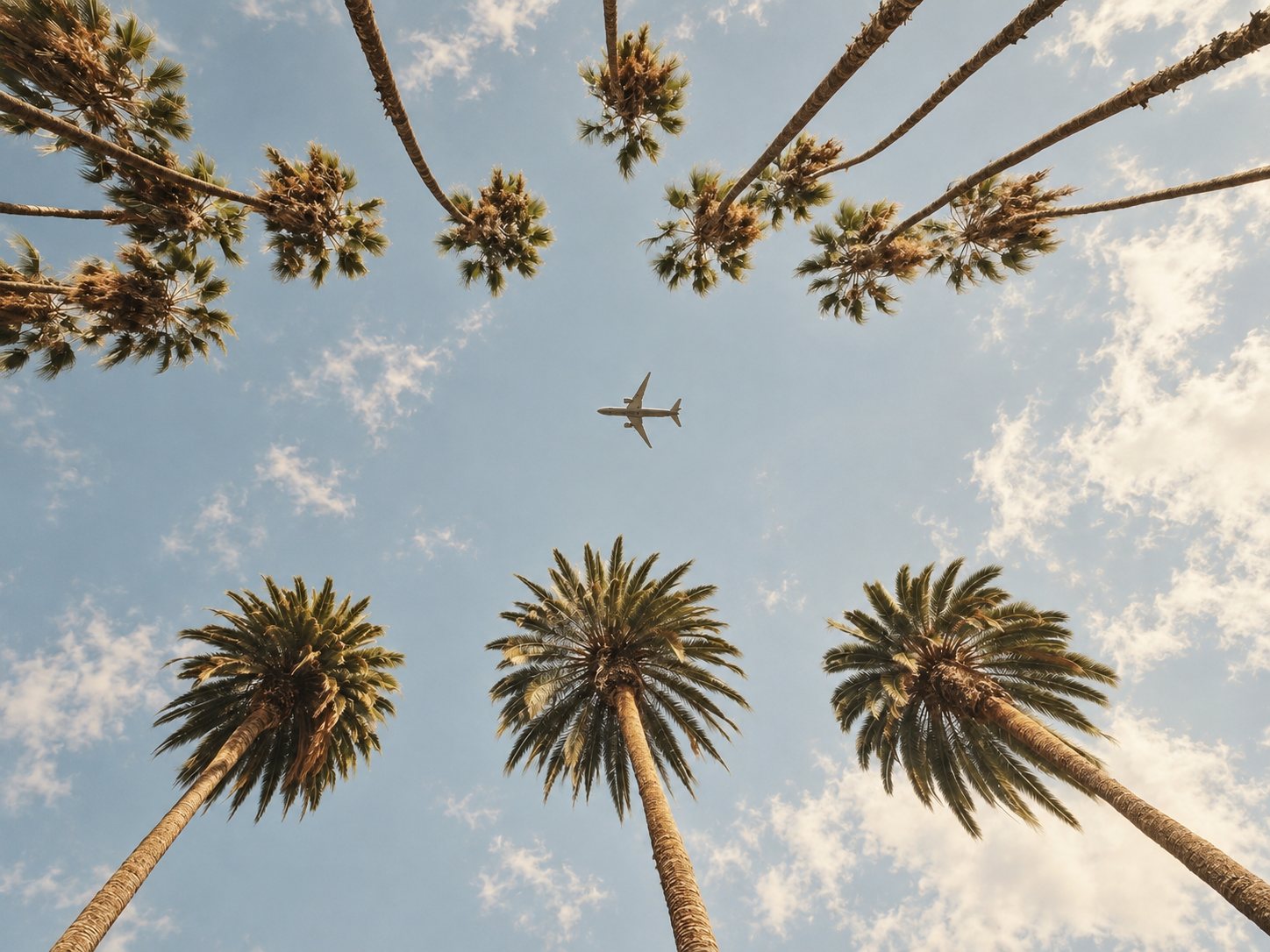 ヤシの木と空